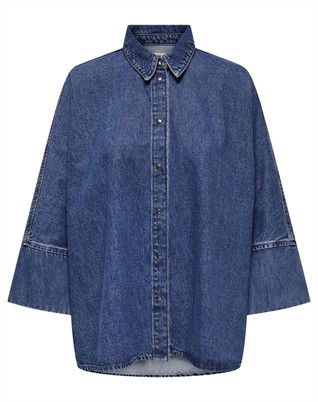 Grace 3/4 Denim Skjorte